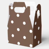 BALLOTINS MOTIF POIS : BROWN (Ouvert)
