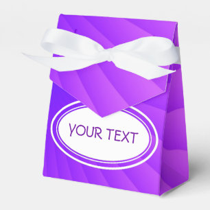Ballotins Motif - Rayons mauve doux + votre texte