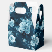 Ballotins Motif Rose bleu classique (Ouvert)