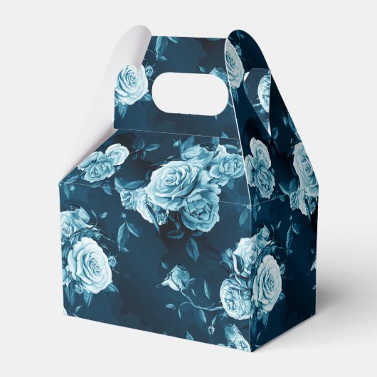 Ballotins Motif Rose bleu classique (Verso)