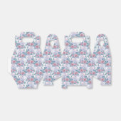 Ballotins Motif Rose rose et bleu (Déplié)