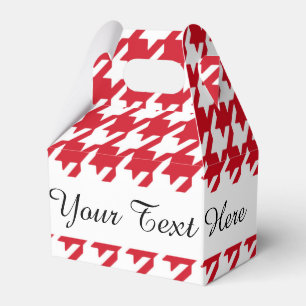 Ballotins Motif rouge et blanc lumineux de pied-de-poule