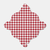 Ballotins Motif Rustic Farmhouse Red Checks (Déplié)