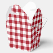 Ballotins Motif Rustic Farmhouse Red Checks (Ouvert)