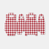 Ballotins Motif Rustic Farmhouse Red Checks (Déplié)