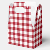 Ballotins Motif Rustic Farmhouse Red Checks (Ouvert)