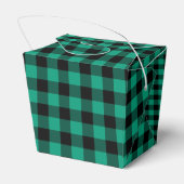 Ballotins Motif Rustique vert Plaid (Arrière)