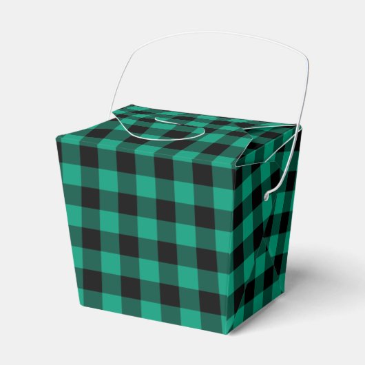 Ballotins Motif Rustique vert Plaid (Verso)