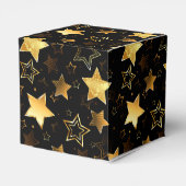 Ballotins Motif sans couture avec étoiles d'or (Arrière)