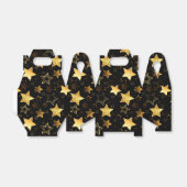 Ballotins Motif sans couture avec étoiles d'or (Déplié)