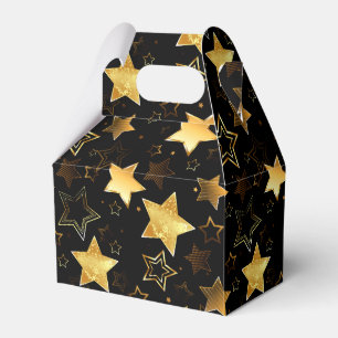 Ballotins Motif sans couture avec étoiles d'or