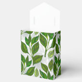 Ballotins Motif sans couture avec Feuilles de thé vert (Ouvert)