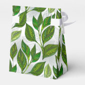 Ballotins Motif sans couture avec Feuilles de thé vert (Arrière)