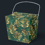 Ballotins Motif sans couture avec fougères dorées<br><div class="desc">Motif sans couture d'or,  de bijoux,  de branches de fougères brillantes et de feuilles sur fond vert,  boisé et texturé. Fougère dorée.</div>