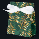 Ballotins Motif sans couture avec fougères dorées<br><div class="desc">Motif sans couture d'or,  bijoux,  branches de fougères brillantes et feuilles sur fond vert,  boisé et texturé. Fougère dorée.</div>