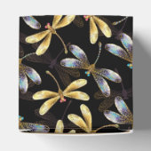 Ballotins Motif sans couture avec libellules d'or (Haut)