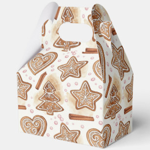 Ballotins Motif sans couture de cookie pain d'épice cosy