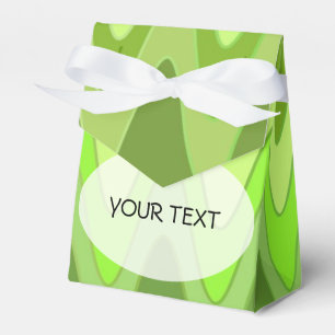 Ballotins Motif - sinus zigzag vert + votre texte