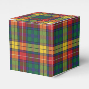 Ballotins Motif Tartan Carreaux Rouge Vert Moderne Fête