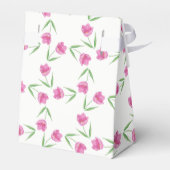 Ballotins Motif Tulipes d'aquarelle rose (Arrière)