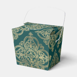 Ballotins Motif turquoise et Gold