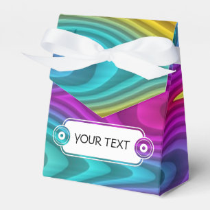 Ballotins Motif - vagues - couleur néon + votre texte