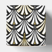 Ballotins Motif ventilateur Art déco - noir et blanc (Haut)