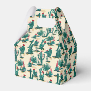 Ballotins Motif vert et rouge de cactus