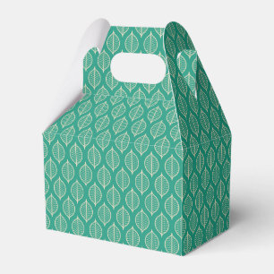 Ballotins Motif vert stylisé de feuille