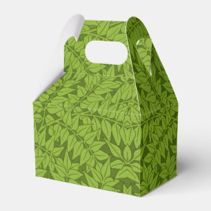 Ballotins Motif vintage feuille verte de William Morris Bran