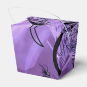 Ballotins Motif violet et noir Sortir Ballotin (Arrière)