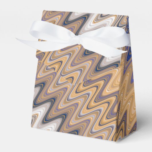 Ballotins Motif Wavy Gold et Blue Elegant (Verso)