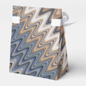 Ballotins Motif Wavy Gold et Blue Elegant (Arrière)