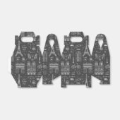 Ballotins Motif Whimsical Paris Doodles (Déplié)