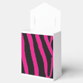 Ballotins Motif Zèbre noir et rose chaud (Ouvert)