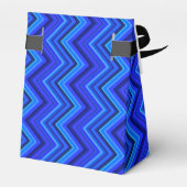 Ballotins Motif zigzag rayures bleues (Arrière)