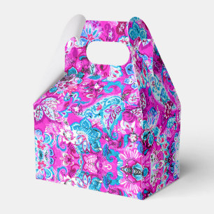 Ballotins Motifs de fleurs roses bleues mignons