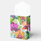 Ballotins motifs d'orchidées tropicales (Ouvert)