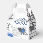 Ballotins Moto bleu moto et graffiti (Arrière)