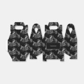 Ballotins Moto Noir Et Argent (Déplié)