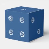 Ballotins Mouche à six côtés avec Ballotin de snowflakes bla (Arrière)