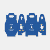 Ballotins Mouette drôle avec frites dessin animé (Déplié)