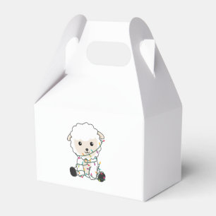 Ballotins Moutons Noël Neige Animaux d'hiver Moutons