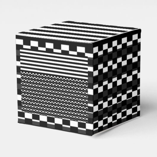 Ballotins Multi-Motif noir et blanc (Verso)