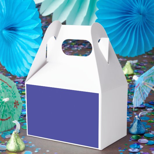 Ballotins mur bleu avec horloge (Fête)