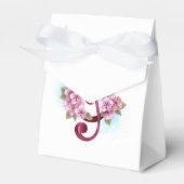 Ballotins Musical treble clef notes with sakura flowers (Verso)