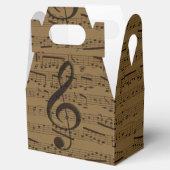 Ballotins Musical Treble Clef Sheet Musique Classique (Ouvert)