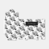 Ballotins Musique noire et blanche Arbre Clé Ballotin (Déplié)