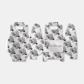 Ballotins Musique noire et blanche Treble Clé Arbre Boîte à  (Déplié)