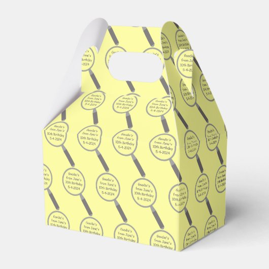 Ballotins Mystery Crime Solutionner Preuve Board Popcorn (Verso)